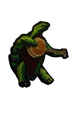 Grateful Dead Terrapin Turtle Patch Banjo Jam Band Deadhead Festival